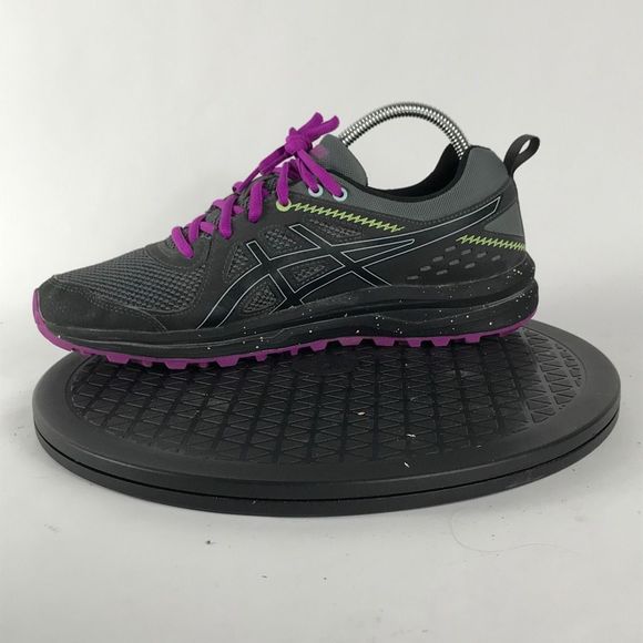 Asics Gel-Torrance Trail Gray/Purple Running Shoes 1022A240 Women’s Size 9.5 - Picture 9 of 12